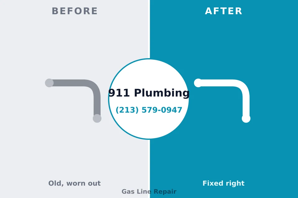 Before and after: plumbing company Belding, MI